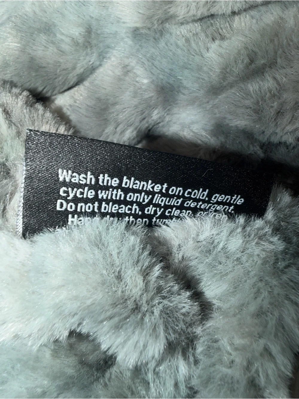 Cloud Blanket - Soft Gray Faux Fur Throw